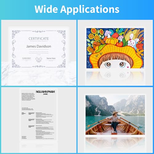 (5 Mil) 50 Pack Laminating Sheets, 9 x 11.5 Inch, Letter Size - size: 5 Mil, style: 50 Packs