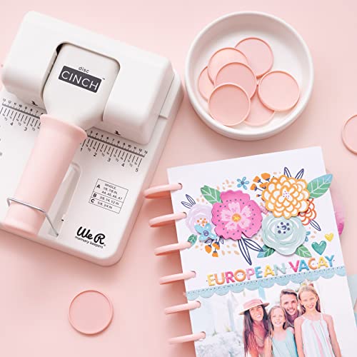 We R Disc Cinch Book Binding Tool-White/Pink - style: Disc Cinch
