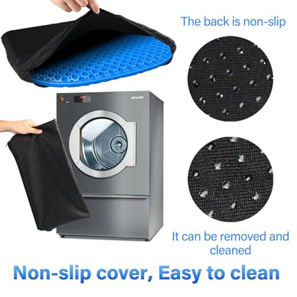 Large Gel Seat Cushion for Long Sitting With Non-Slip Cover,Soft & Breathable,Chair Cushion,Car seat Cushion,Office seat Cushion,Seat Cushion for Desk Chair,Wheelchair Cushion (Blue, Large Size) - size: Large Size