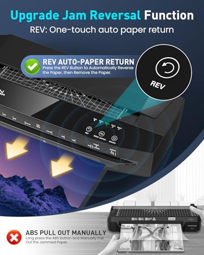 Qfun 10 Mil Thermal Laminator 11x17 Heavy Duty Business Lamination Machine
