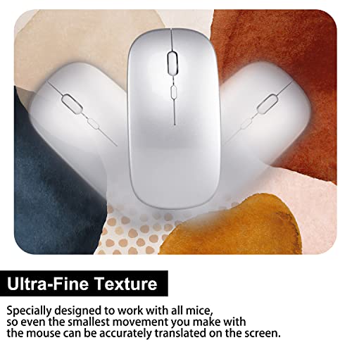 Audimi Small Mouse Pad 6 x 8 Inch, Mini Mouse Pad Thick for Laptop Wireless Mouse Home Office Travel, Portable & Washable (Abstract Stone) - color: Abstract Stone