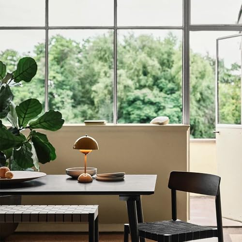 NordGlow Scandinavian LED Desk Lamp - Pink, Adjustable Dimmable Table Lamp, Modern Minimalist Design, Energy-Efficient LED, Home & Office Lighting - color: Pink