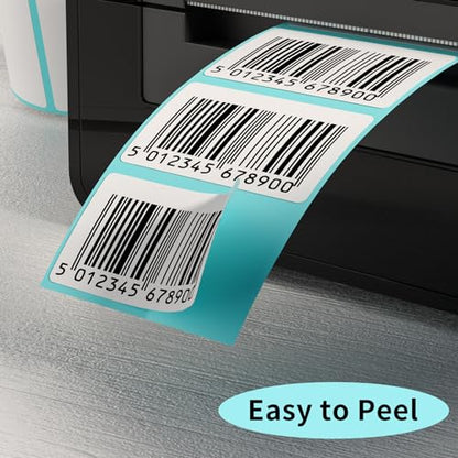 OausTect 2.25 x 1.25 Thermal Labels,12 Rolls Barcode Labels, Thermal Printer UPC Sticker, Self-Adhesive Address Sticker Shipping Labels Direct Thermal Label Stickers (1000 Labels/Roll) - size: 2.25" x 1.25" | Blue, style: 12 Rolls