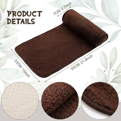 Weysat Recliner Pillow Neck Head Support Roll Non Slip Fleece Adjustable Neck Chair Headrest Cushion for Travel Home Office Recliner Couch Sofa Armchair Support and Pain Relief(Coffee) - color: Coffee