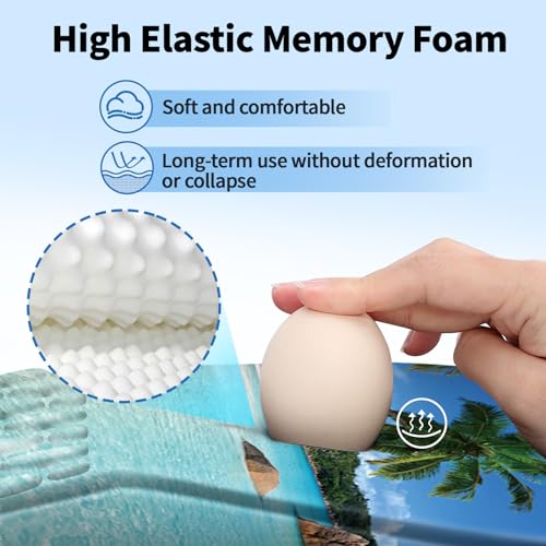YIWEI Ergonomic Mouse Pad with Wrist Rest for Carpal Tunnel Pain Relief - color: Beach