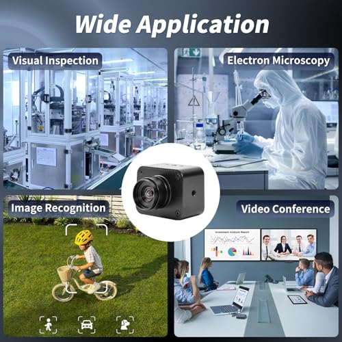 MOKOSE USB Camera 4K, USB3.0 Manual Focus Webcam with 4.2mm Wide Angle Lens, IMX678 1/1.8" 8MP Sensor Support YUY2, Web Camera for Desktop Computer Laptop - size: With 4.2MM Fix Wide Angle Low Distortion Lens