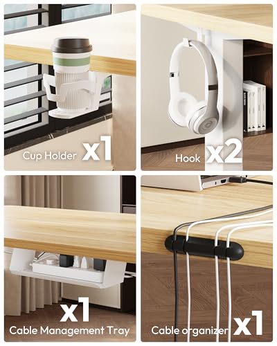 SANODESK 79''x32'' Large Electric Computer Height Adjustable Standing Desk - color: Black Frame+black Top, size: 79x32"