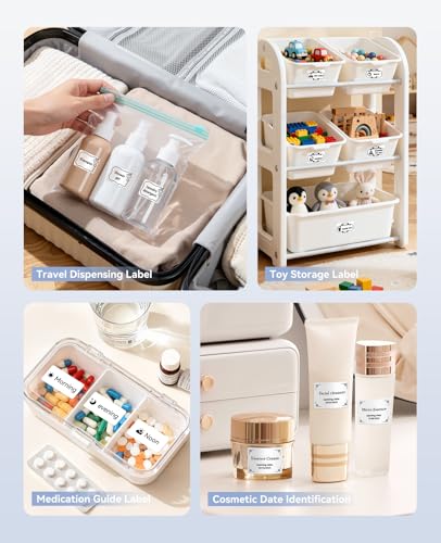 NIIMBOT B1 Label Maker Machine with Tape, 2Inch Thermal Label Printer, Blue - color: Blue, style: 1 Printer+1 Roll Label