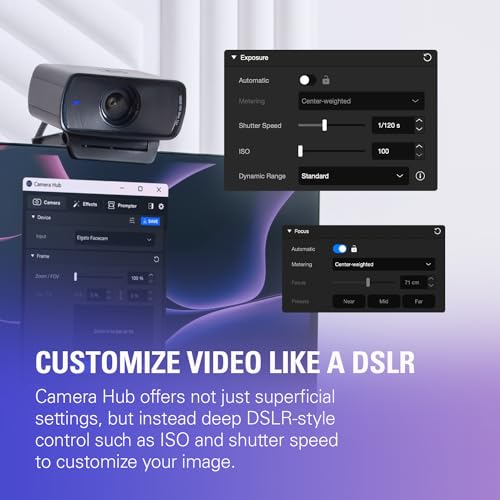 Elgato Facecam MK.2, Premium Full HD Webcam, HDR - style: Facecam
