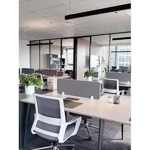 1 Pack Acoustic Desk Divider Sound Proof Desktop Office Partition Freestanding Table Top Privacy Screen Panel for Students Classroom Libraries - color: Beige, size: 100x30cm