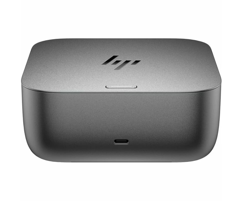 HP 100W Thunderbolt 4 Dock Port Replicator Bundle with DKZ Hub (Universal Thunderbolt/USB-C Docking Station, Single Cable for Charging, Data Transfers to Any Brand Laptop) - style: 100W Thunderbolt 4