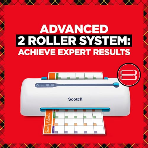 Scotch PRO TL906 Thermal Laminator Machine, 9 Inch | White/Blue, Laminate Recipe Cards, Photos, Documents, For Home, Office, or School Supplies - size: 9 in, style: Laminating Machine