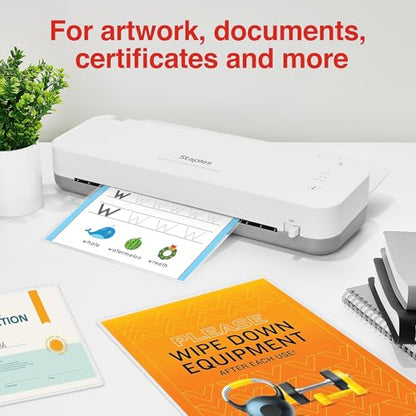 Staples Thermal Laminating Pouches, Letter Size, 9 x 11.5 Inches, 5 Mil, 200/Pack, for Heavy-Duty Document Protection - size: 5 Mil, style: 200 Pack