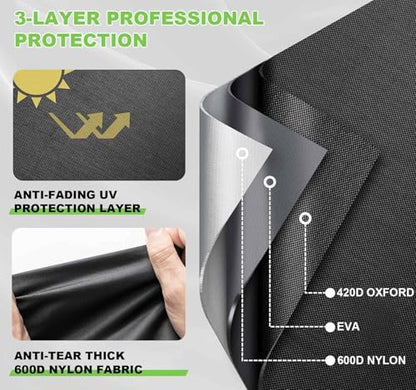 Printer Cover for Brother Work Smart MFC-J1360DW Printer(Silver) | Cover for Brother MFC-J1360DW/MFC-J1010DW Printer, Heavy Duty Waterproof Dustproof Anti-static Printer Protective Cover Case - color: Sliver