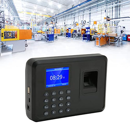 Fingerprint Time Clock, Biometric Fingerprint Machine, Employee Time Clock Recorder, Employee Checking in Recorder for Small Enterprises