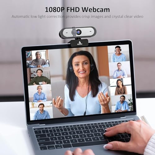 NexiGo N660P (Gen 2) 1080P 60FPS Webcam with Software Control, Dual Microphone & Cover, Autofocus, HD USB Computer Web Camera, for OBS/Gaming/Zoom/Skype/FaceTime/Teams/Twitch - style: 1080P 60FPS Webcam