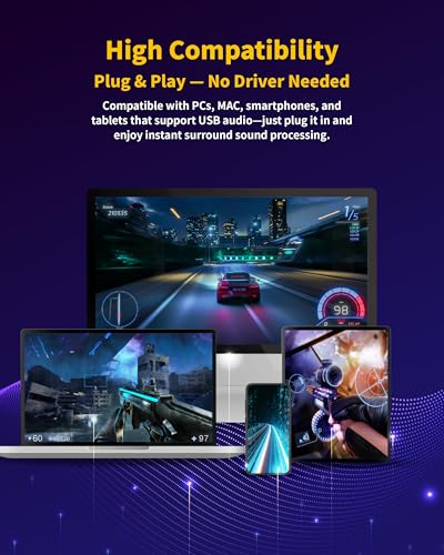 KURO X-Ear 1 Gaming Headset, AI Gesture Control, 7.1 Surround, 3D Live Recording, Transparency Mode, Noise-Canceling Mic, USB-C, LED Modes, Multiplatform Compatible