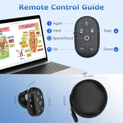Remote for Anki Clicker Ring, Flashcard Control for Anki, RemNote