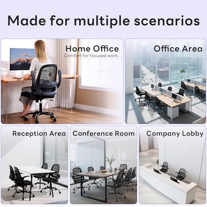 amseatec Mesh Office Chair - color: Beige