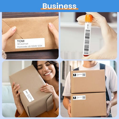 12 Roll Compatible with Brother DK-1208 Large Address Labels 4800 Pcs - size: 1.5" X 3.5”