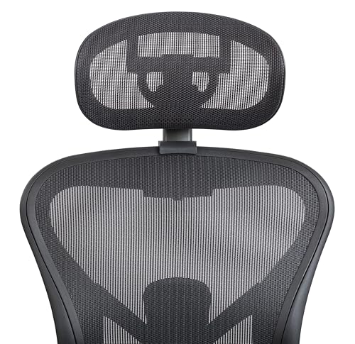 The Original Headrest for The Herman Miller Aeron Chair - The New H6 Model - Remastered Onyx - color: Onyx, size: H6 for Remastered