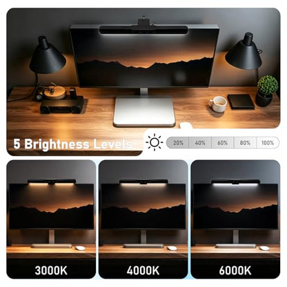 Monitor Light Bar, Computer Monitor Lamp for Eye Care, Home Office (15.3") - size: 15.3''