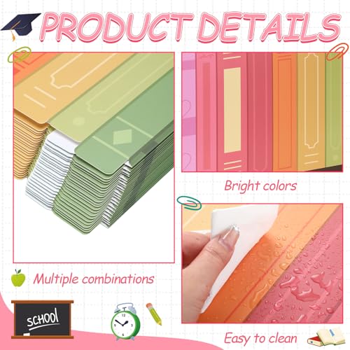 Honoson 24 Pcs Inspirational Privacy Folders for Students | Cardboard Desk Shields with Motivational Words, 6 Designs for Classroom Study, Tri-fold Exam Dividers, Bulk Test Boards - style: Pastel Rainbow