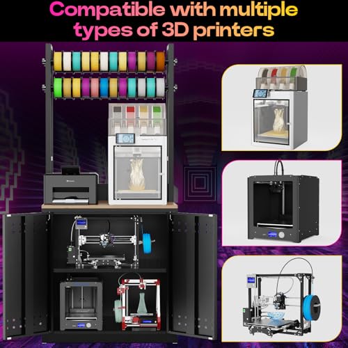 Heavy Duty 3D Printer Stand with Filament Storage,3D Printer Table