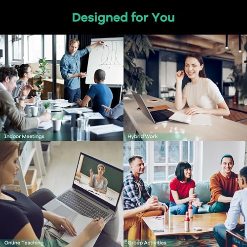 TONGVEO PTZ Camera AI Auto Tracking 12X Optical Zoom Conference Room Camera Wide View HDMI/USB3.0 60fps 1080P Video Conference for Church Worship Meeting Online Learn with Zoom YouTube OBS and More - color: Phantom