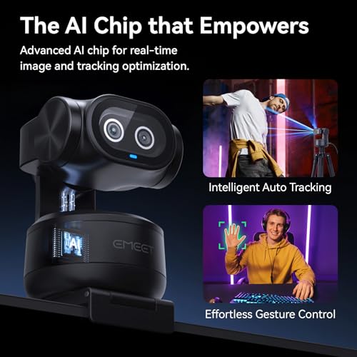 EMEET PIXY Dual-Camera AI-Powered PTZ Camera 4K, AI Tracking - style: PIXY Dual-Camera AI PTZ 4K