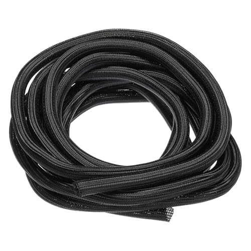 MECCANIXITY Cord Sleeve Cable Organizer 24.6 Ft - 3/4 Inch Wire Cover Protector for USB Cable TV Video Under Desk Wire Management - size: 3/4 Inch x 25 Ft