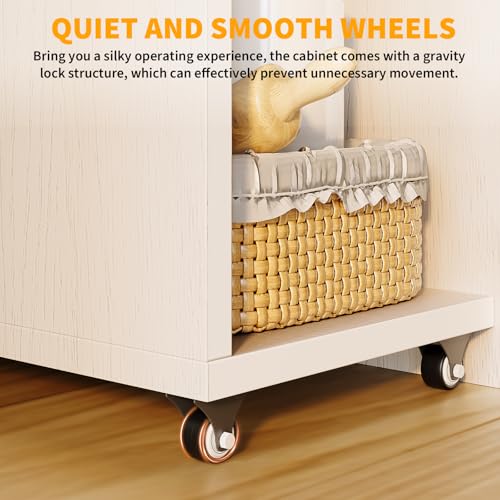 GAOMON Folding Computer Desk with Storage Shelves, Extension Computer Table, Space Saving Table ith Extendable Drop-Leaf for Small Spaces, Home Office, Gaming, Bedroom, White
