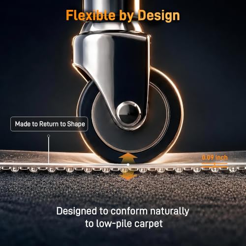 Office Chair Mat for Low-Pile Carpet 48" x 65", Extra Large Clear Mat - size: 48" x 65" (for low-pile carpet)