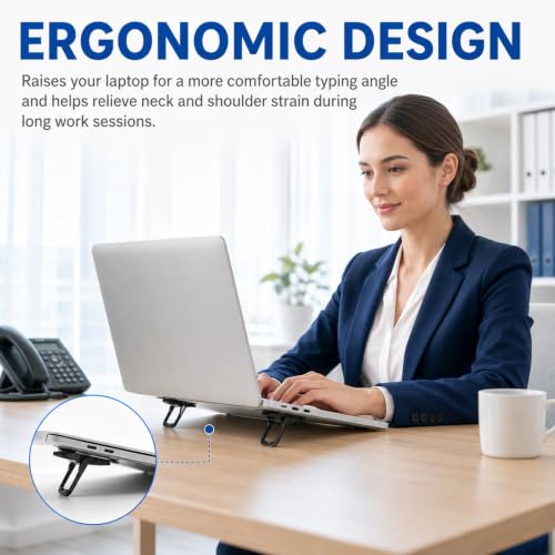 2 Pcs Foldable Computer Laptop Stand Mini Keyboard Stand