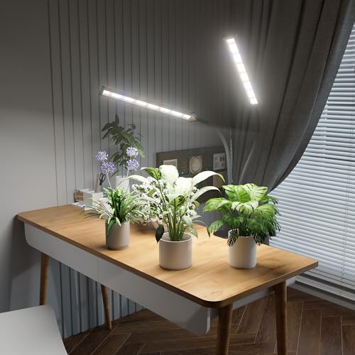 GooingTop LED Grow Light,White Full Spectrum Clip Plant Growing Lamp - size: 75Watts