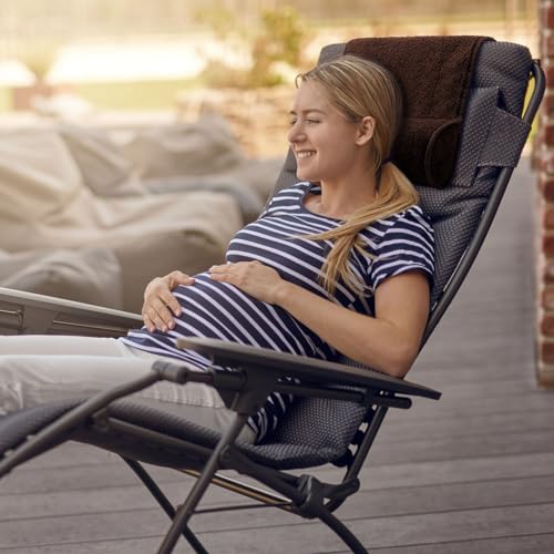 Weysat Recliner Pillow Neck Head Support Roll Non Slip Fleece Adjustable Neck Chair Headrest Cushion for Travel Home Office Recliner Couch Sofa Armchair Support and Pain Relief(Coffee) - color: Coffee