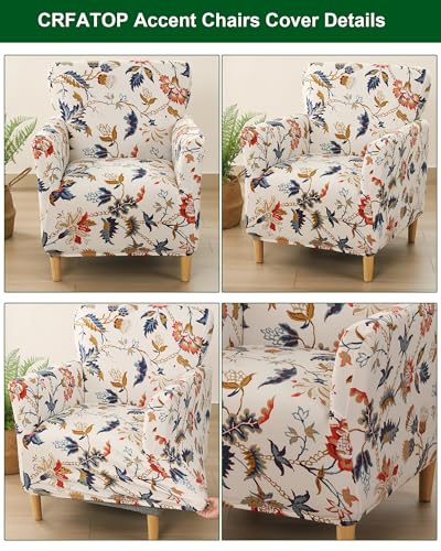 CRFATOP Accent Chair Cover, Stretch Armchair Slipcover for Living Room - color: Color A18
