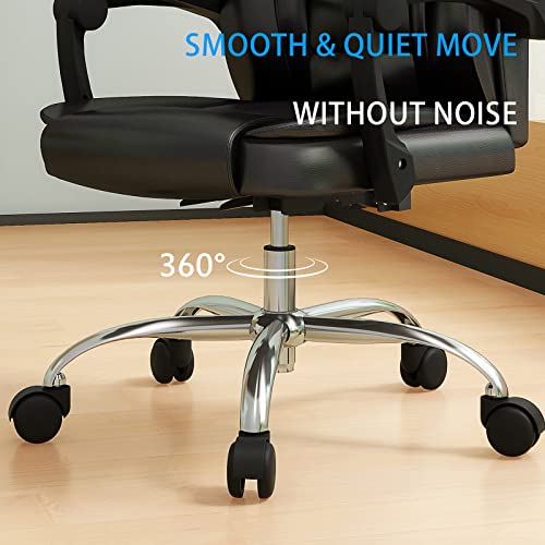 Omyoffice 5.5” Office Chair Cylinder Replacement, Class 4 Piston (Silver) | Heavy-Duty 1000 lbs, Hydraulic Pneumatic Gas Lift, Universal Fit Most Executive Gaming Desk Chairs - color: Silver