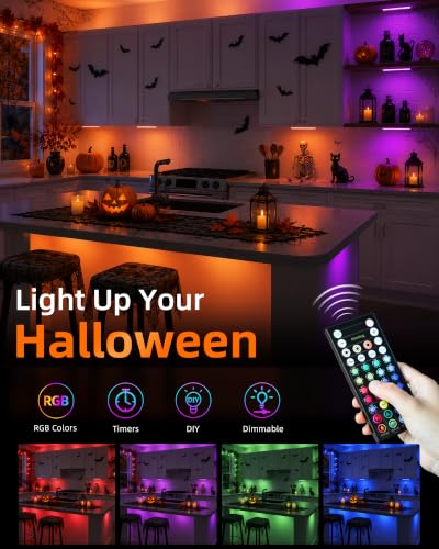 EZVALO 80RGB Under Cabinet Lighting, Shelf Lights, Led Light Bar