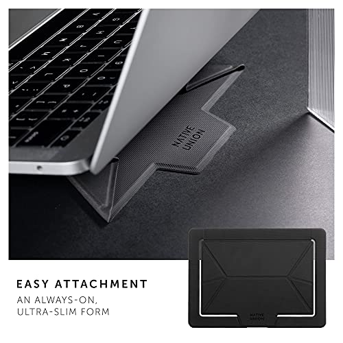 Native Union Rise Laptop Stand – Ultra-Slim Portable Folding Laptop Stand – Ergonomic & Optimized Viewing Angle – for All Laptops 13-16"