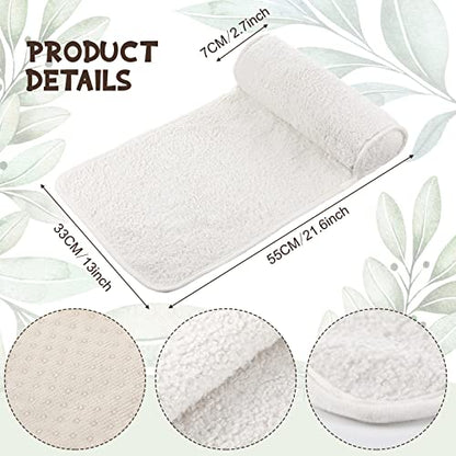 Weysat Recliner Pillow Neck Head Support Roll Non Slip Fleece Adjustable Neck Chair Headrest Cushion for Travel Home Office Recliner Couch Sofa Armchair Support and Pain Relief(Beige) - color: Beige