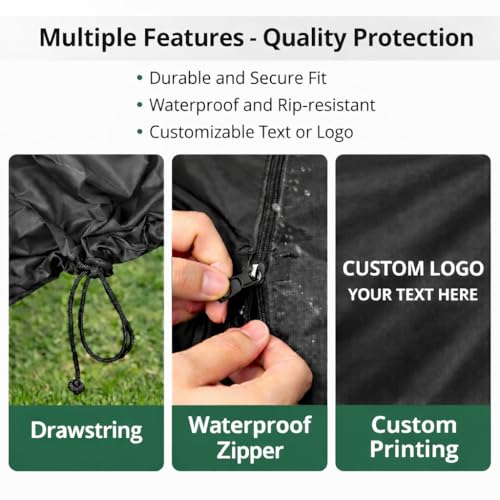 Custom Fit Home Dust Protection Cover - Made-to-Measure Protective Cover with Personalized Text or Logo for Furniture & Equipment - color: Home Dust Protection