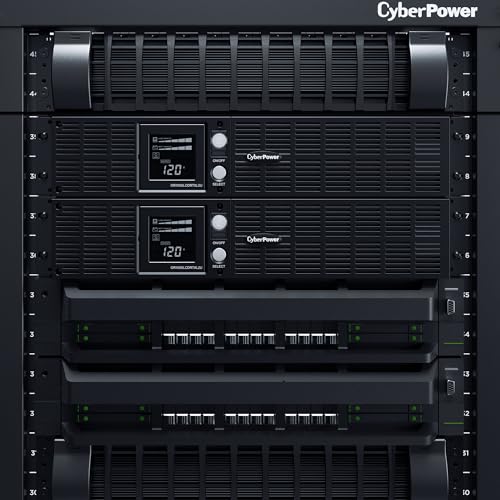 CyberPower OR1000PFCRT2U PFC Sinewave UPS Battery Backup | 1000VA/700W, 8 Outlets, AVR, 2U Rack/Tower, UL Certified - style: 1000VA