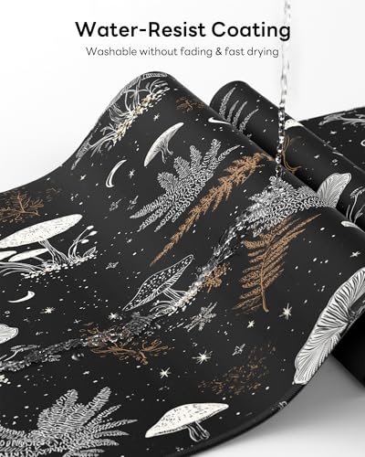 Mouse Pad 31.5x15.7in Large Desk Mat Non-Slip for Office - color: Black Art, size: 31.5" x 15.7"