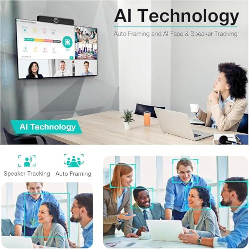 Video Conferencing System Camera - Ultra 4K Pro | Zoom Certificated, Audio and Video Conference Room Camera, Arrays & Stereo Speakers, Without Additional Microphone