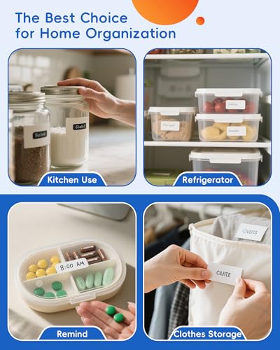 D110 Label Maker Machine with Tape, Bluetooth Mini Label Maker with Various Templates, Wireless Portable Small Label Printer for Home, Office, School, Blue - color: Blue