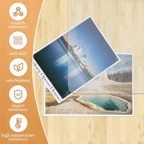 KMAT Office Chair Mat,Easy Glide Hard Wood Tile Floor Mats,Chair Mat for Home Office Rolling Chair,Heavy Duty Floor Protector -36"x48" with Lip - size: 36"x48", style: Hard Floor Mat With Lip