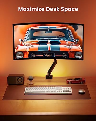 ErGear Single Monitor Arm for 13-36 Inch Screens, 22 lbs Capacity (Pack of 2) - size: 13"-36" (Pack of 2), style: Single Arm