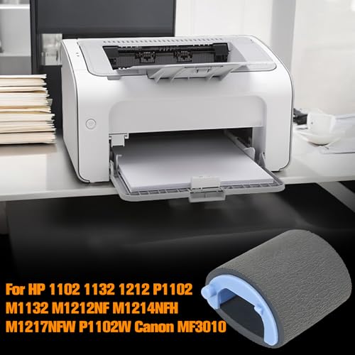 10pcs Paper Pickup Roller for HP 1102 1132 1212 P1102 M1132 M1212NF M1214NFH M1217NFW P1102W for Canon MF3010 Printer Replacement Part