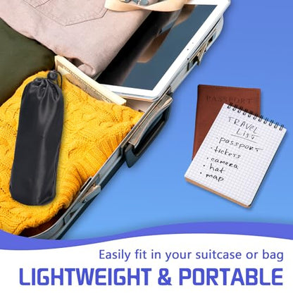 2-Pack Airplane Foot Hammock for Plane Travel - Travel Essentials Length Adjustable Airplane Foot Rest Under Desk -Long Flight Must Haves